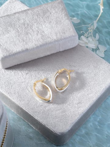 Heliophilia Srebrne kolczyki-kreole