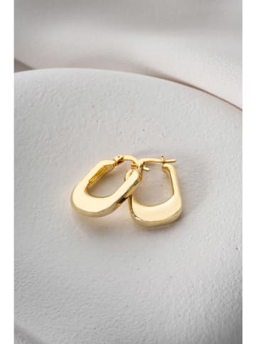 Heliophilia Pozłacane kolczyki-kreole