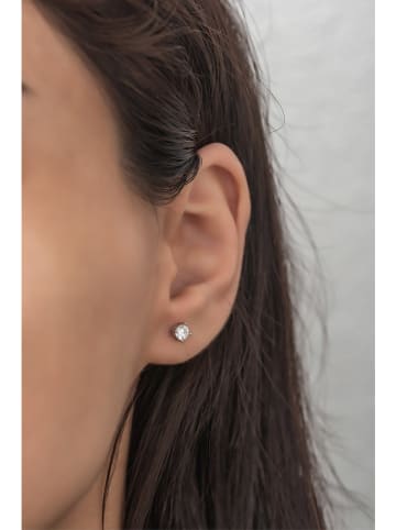 Heliophilia Silber-Ohrstecker mit Edelsteinen