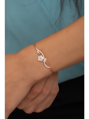 Heliophilia Srebrna bransoletka z elementem ozdobnym