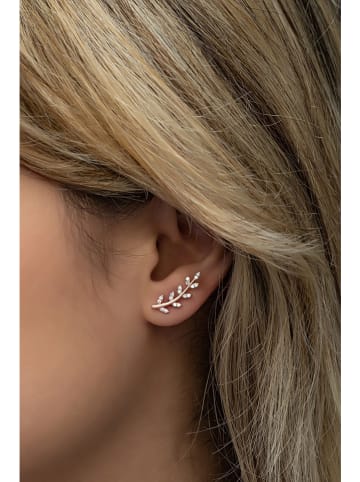 Heliophilia Zilveren oorstekers met edelstenen