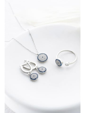 Heliophilia 4tlg. Schmuckset: Halskette, Ohrringe und Ring