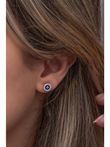 Heliophilia Silber-Ohrstecker mit Edelsteinen