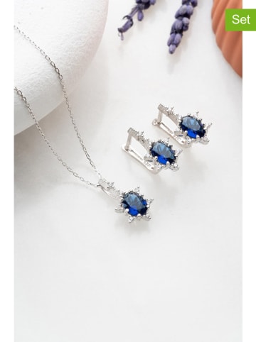 Heliophilia 2-delige sieradenset: ketting en oorringen