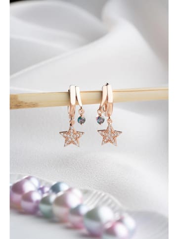 Heliophilia Srebrne kolczyki z cyrkoniami