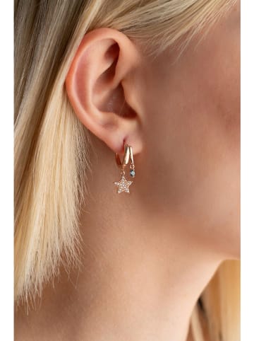 Heliophilia Zilveren oorringen met edelstenen