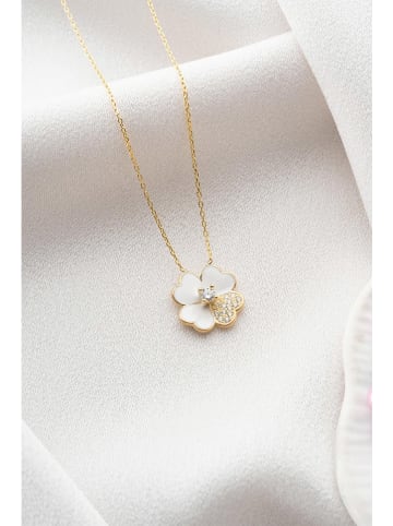 Heliophilia Vergulde ketting met hanger - (L)42 cm