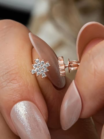 Heliophilia Vergold. Silber-Ohrringe