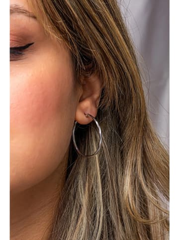 Heliophilia Zilveren creolen