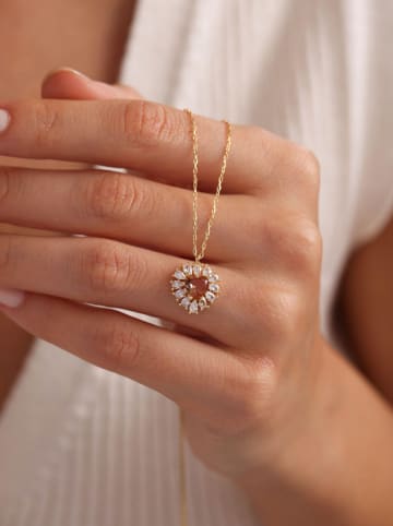 Heliophilia Vergold. Silber-Halskette - (L)42 cm