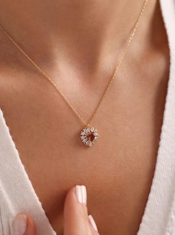 Heliophilia Pozłacany naszyjnik - dł. 42 cm