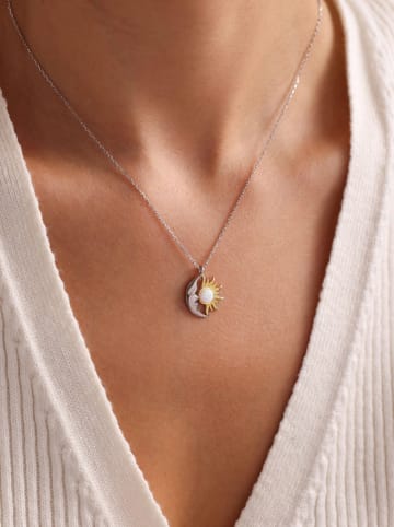 Heliophilia Silber-Halskette - (L)42 cm