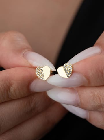 Heliophilia Vergold. Silber-Ohrstecker