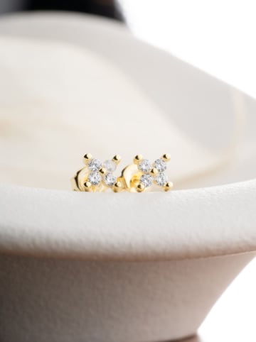 Heliophilia Vergold. Silber-Ohrstecker