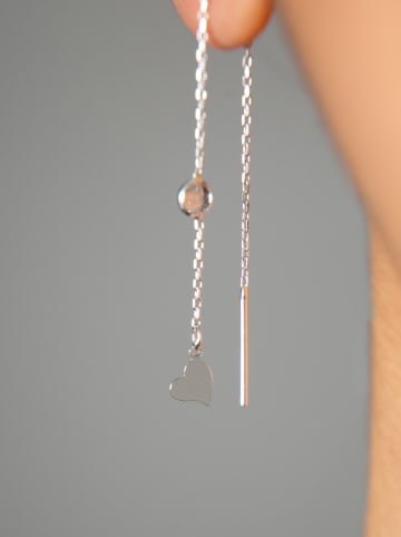 Heliophilia Srebrne kolczyki z cyrkoniami