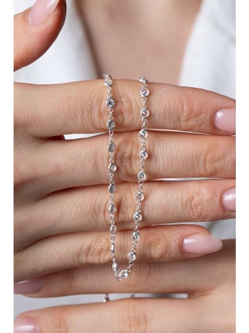 Heliophilia Silber-Halskette mit Schmuckelementen - (L)42 cm