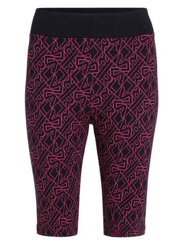 Karl Lagerfeld Shorts in Schwarz/ Pink