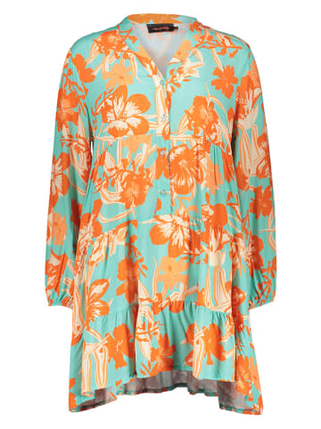 miss goodlife Jurk turquoise/oranje