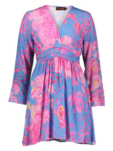 miss goodlife Kleid in Blau/ Pink