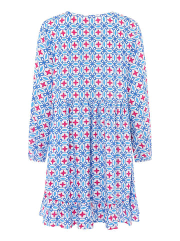 Zwillingsherz Kleid "Grafisch Classic" in Blau