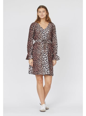 SisterS point Kleid in Braun/ Schwarz/ Weiß