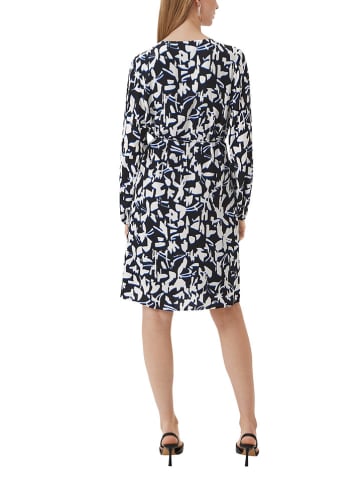 comma Kleid in Schwarz/ Weiß