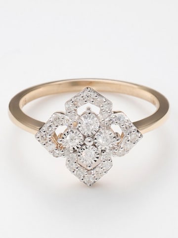 CARATELLI Gouden ring "Lullaby" met diamanten