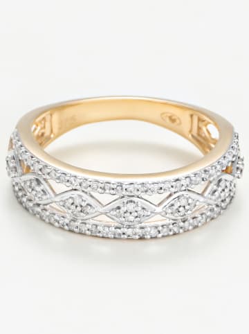 CARATELLI Gouden ring "Sumptuous" met diamanten