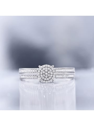 CARATELLI Weißgold-Ring "Toi Que J'aime" mit Diamanten