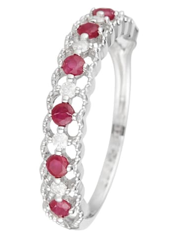 CARATELLI Witgouden ring "Koh samui" met diamanten