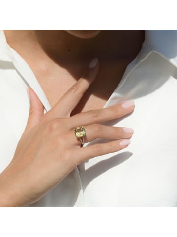 CARATELLI Gold-Ring "Pink Fiction" mit Diamanten und Edelstein