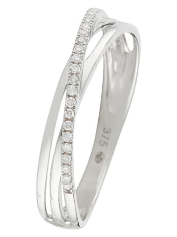 CARATELLI Weißgold-Ring "Kudai" mit Diamanten