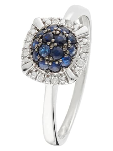 CARATELLI Weißgold-Ring "Banjar" mit Diamanten