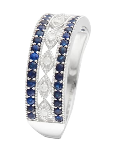 CARATELLI Weißgold-Ring "Melisandre" mit Diamanten