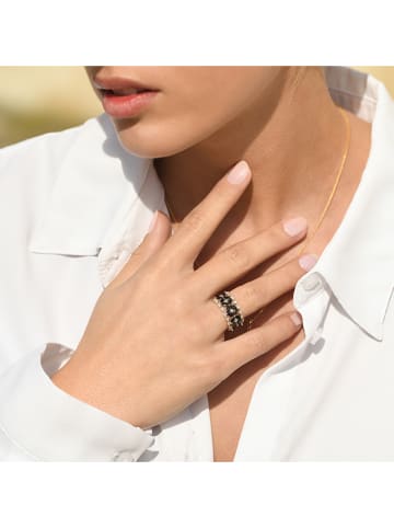 CARATELLI Gouden ring "Setar" met diamanten