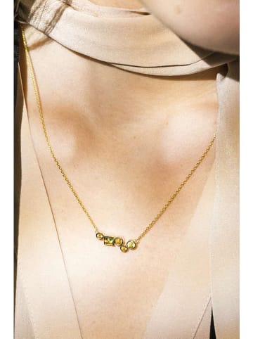 CARATELLI Gouden ketting "Colorama" met sierelement - (L)42 cm