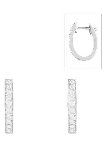 CARATELLI Weißgold-Ohrringe "Pure Seduction" mit Diamanten