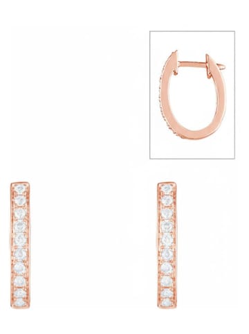 CARATELLI Roségouden oorbellen d'oreilles “Pure Seduction” met diamanten