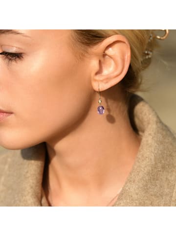 CARATELLI Gold-Ohrhänger "Olivia" mit Diamanten