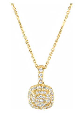 CARATELLI Gouden hanger "The one" met diamanten