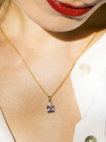 CARATELLI Gold-Anhänger "Tonga" mit Diamanten