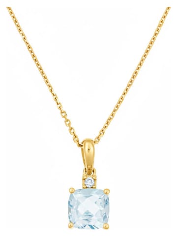 CARATELLI Gouden hanger "Tonga" met diamanten en edelsteen