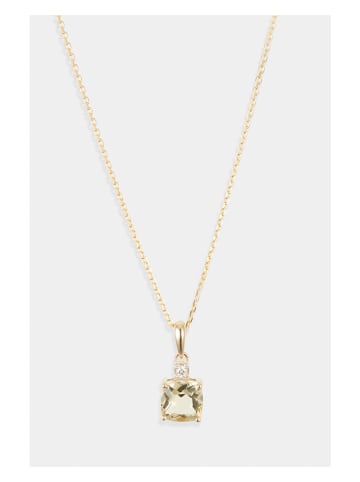 CARATELLI Gold-Anhänger "Tonga" mit Diamanten und Edelstein