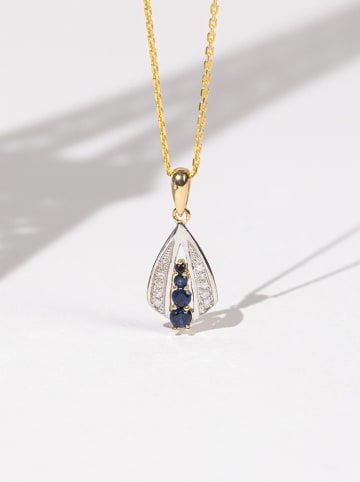 CARATELLI Gold-Anhänger "Ambatoly" mit Diamanten