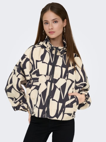 ONLY Übergangsjacke in Beige/ Schwarz
