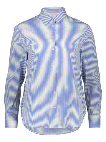 ONLY Hemd in Blau/ Weiß