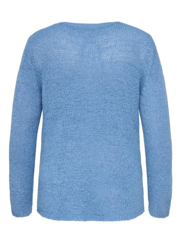 ONLY Carmakoma Sweter w kolorze niebieskim