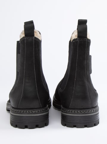 PAUL VESTERBRO Leder-Chelsea-Boots in Schwarz