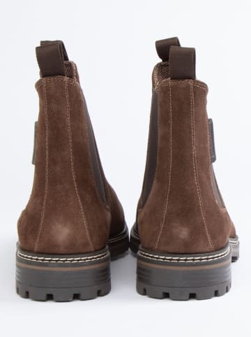 PAUL VESTERBRO Leder-Chelsea-Boots in Braun