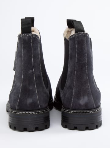 PAUL VESTERBRO Leder-Chelsea-Boots in Dunkelblau